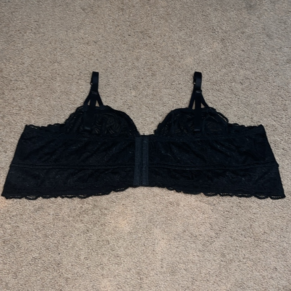 Torrid Curve Scroll Lace Sheer Lined Underwire Lo… - image 7